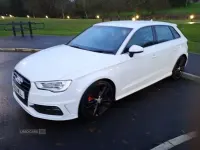 Used Audi A3 S-Line 2015 White Hatchback