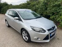 Used Ford Focus Zetec 125 HP (91 kW) 2013 Silver Estate