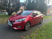 Used Nissan Micra N-Connecta 90 HP (66 kW) 2018 Red Hatchback