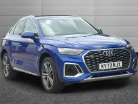 Used Audi Q5 Sportback S-Line 261 HP (191 kW) 2022 Blue SUV
