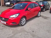 Used Vauxhall Corsa 75 HP (55 kW) 2017 Red Hatchback
