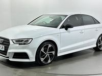 Used Audi A3 Black Edition 150 HP (110 kW) 2019 White Sedan