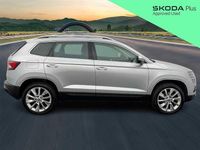 Used Skoda Karoq 85 HP (62 kW) 2018 Brilliant silver metallic SUV