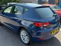 Used Seat Leon SE Dynamic 110 HP (80 kW) 2017 Blue Hatchback
