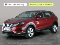 Used Nissan Qashqai Acenta Premium 2019 Red SUV