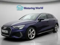Used Audi A3 Sportback S-Line 110 HP (80 kW) 2021 Blue Hatchback
