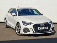 Used Audi A3 S-Line 110 HP (80 kW) 2023 White Sedan