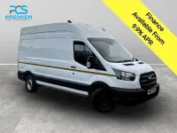 Used Ford Transit 170 HP (125 kW) 2023 Frozen white (solid colour) Van