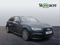 Used Audi A3 Black Edition 150 HP (110 kW) 2019 Blue Sedan