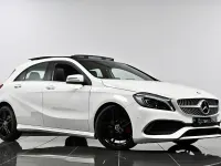 Used Mercedes A200 AMG Line Premium Plus 136 HP (100 kW) 2017 White Hatchback