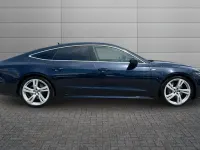 Used Audi A7 Sportback S-Line 282 HP (207 kW) 2019 Firmament blue Hatchback