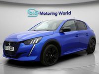 Used Peugeot e-208 GT-line 100 kW (137 HP) 2020 Blue Hatchback