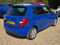 Used Skoda Fabia Sport 2009 Blue Hatchback