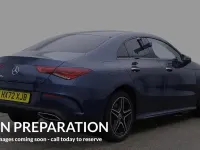 Used Mercedes CLA250e AMG Line Premium 218 HP (160 kW) 2023 Blue Coupe