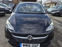 Used Vauxhall Corsa Design Edition 75 HP (55 kW) 2016 Black Hatchback
