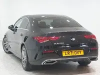 Used Mercedes CLA200 AMG line 163 HP (119 kW) 2021 Black Coupe