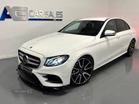 Used Mercedes E220 AMG line 194 HP (142 kW) 2019 White Sedan