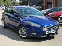 Used Ford Focus Zetec 125 HP (91 kW) 2016 Blue Hatchback