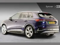 Used Audi Q4 e-tron S-Line 150 kW (204 HP) 2021 Blue SUV