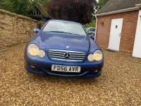 Used Mercedes C220 SE 143 HP (105 kW) 2006 Blue Coupe