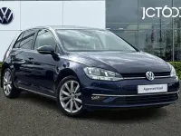 Used VW Golf VII GT 150 HP (110 kW) 2019 Blue Hatchback