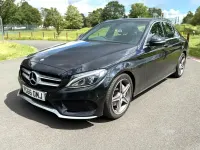 Used Mercedes C220 AMG line 2017 Black Sedan