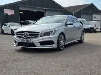 Used Mercedes A180 AMG line 122 HP (89 kW) 2014 Silver Hatchback