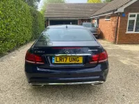 Begagnad Mercedes E350 AMG line 258 HK (189 kW) 2017 Blå Sportkupé
