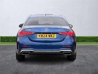 Used Mercedes C200 AMG line 204 HP (150 kW) 2024 Blue Sedan