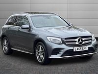Used Mercedes GLC250 AMG line 204 HP (150 kW) 2015 Selenite grey SUV