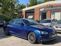 Used Audi A5 S-Line 190 HP (139 kW) 2018 Blue Coupe
