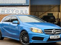 Używany Mercedes A200 AMG 136 KM (100 kW) 2014 Niebieski Hatchback