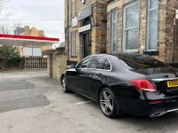 Begagnad Mercedes E220 AMG line 194 HK (142 kW) 2017 Svart Sedan
