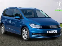 Used VW Touran Family 150 HP (110 kW) 2021 Blue MPV