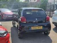 Used Peugeot 108 Allure 82 HP (60 kW) 2017 Black Hatchback