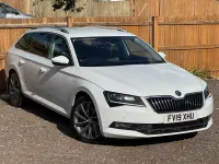 Used Skoda Superb 2019 White Estate