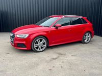 Used Audi A3 Sportback S-Line 150 HP (110 kW) 2017 Red Hatchback
