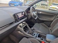 Used Skoda Karoq SportLine 150 HP (110 kW) 2023 Moon white metallic SUV