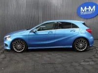 Used Mercedes A180 AMG 2014 Blue Hatchback