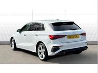 Used Audi A3 S-Line 110 HP (80 kW) 2023 White Sedan
