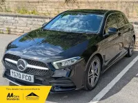 Used Mercedes A180 AMG line 136 HP (100 kW) 2020 Black Hatchback