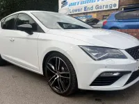 Used Seat Leon CUPRA 290 HP (213 kW) 2018 White Hatchback