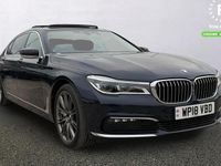 Used BMW 740L Comfort Edition 320 HP (235 kW) 2018 Blue Sedan
