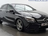 Used Mercedes A160 AMG line 102 HP (75 kW) 2017 Black Hatchback