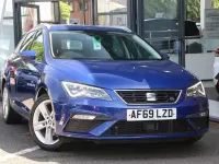 Used Seat Leon FR 147 HP (108 kW) 2019 Blue Estate