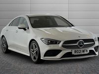 Used Mercedes CLA180 AMG line 136 HP (100 kW) 2021 Digital white Sedan