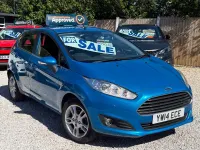 Used Ford Fiesta Zetec 2014 Blue Hatchback