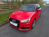 Usado Audi A1 Sportback Black Edition 125 HP (91 kW) 2018 Vermelho Citadino