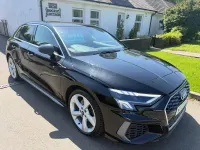 Used Audi A3 S-Line 150 HP (110 kW) 2021 Black Sedan