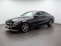 Used Mercedes C250 AMG line 204 HP (150 kW) 2017 Black Coupe